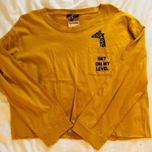 NEW Ladies Giraffe Long Sleeve Tee